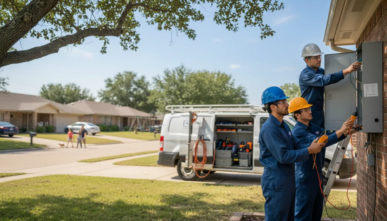 Certified electrician providing emergency electrical services in Olathe, KS